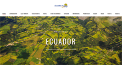 Desktop Screenshot of ecuador.nl